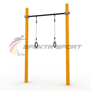 Купить Турник классический для занятий Воркаут с кольцами SP WRK-07 + Rings_76mm в Фокине 