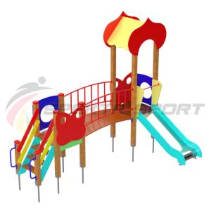 Купить Детский игровой комплекс Полянка ДИК 1603 в Фокине 